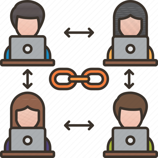 Communication, chain, network, transfer, teamwork icon - Download on Iconfinder
