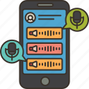 smartphone, voice, audio, recorder, message