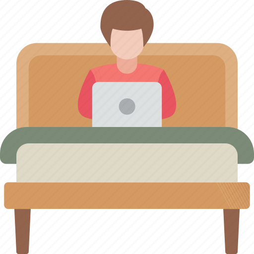 Always, workaholic, nighttime, bedroom, working icon - Download on Iconfinder