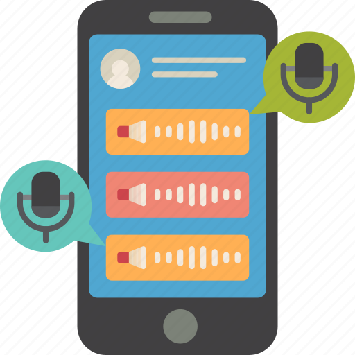 Audio, recorder, voice, smartphone, message icon - Download on Iconfinder