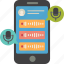 audio, recorder, voice, smartphone, message 