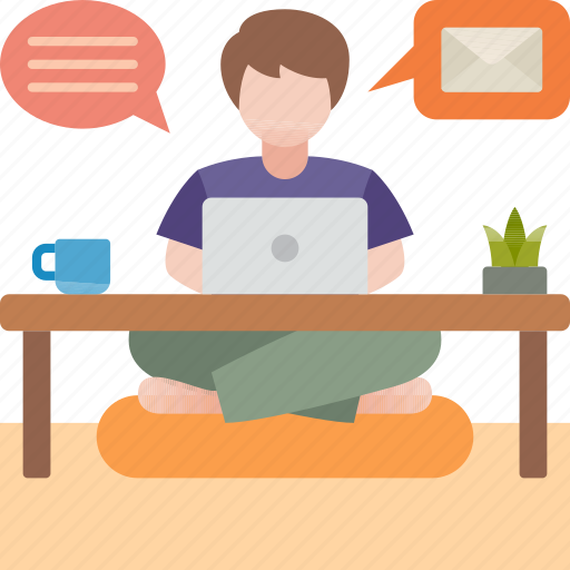 Home, table, work, cozy, freelance icon - Download on Iconfinder