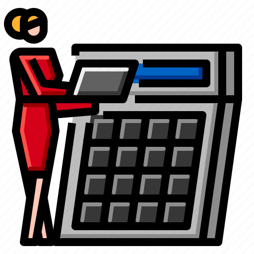 Accounting, bookkeeping, calculator, finance icon - Download on Iconfinder