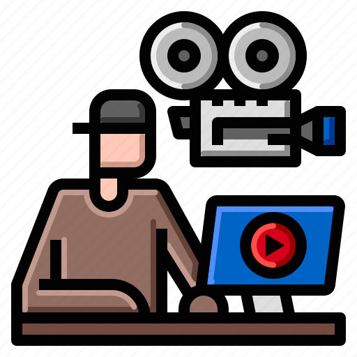 Broadcasting, film, hobby, instructions, video icon - Download on Iconfinder