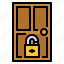 door, lock, personal, privacy, shut 