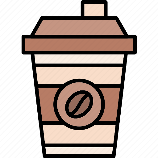 Coffee, beverage, cup, disposable, food icon - Download on Iconfinder