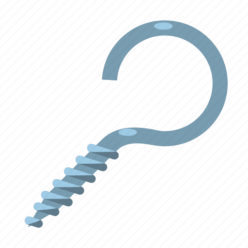 Hook, screw, construction, hammock, hardware, screwing, tool icon - Download on Iconfinder
