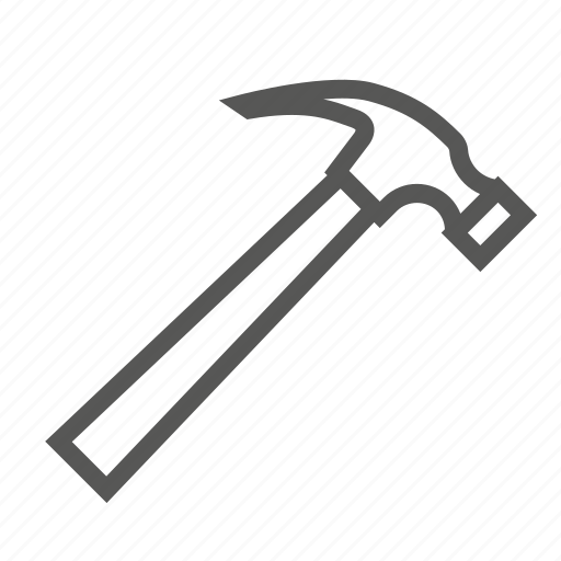 Copy, hammer, hardware, head, nail, repair, tool icon - Download on Iconfinder