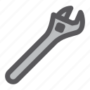 adjustable, tools, workshop, wrench