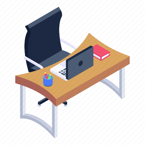 Place of work, office desk, workstation, workplace, workspace icon - Download on Iconfinder