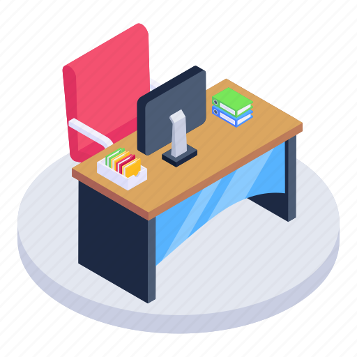 Workplace, workspace, workstation, office, place of work icon - Download on Iconfinder