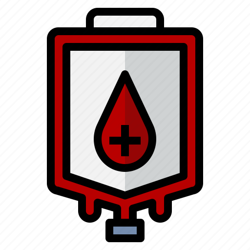 Blood bag, erythrocyte, blood transfusion, blood donation, medical icon - Download on Iconfinder