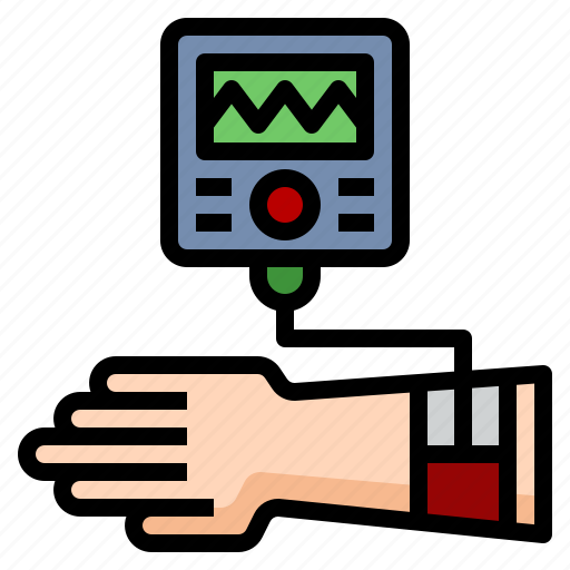 Blood pressure gauge, patient, health check, blood pressure, medical tool icon - Download on Iconfinder