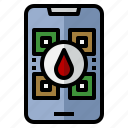 qr code, blood donation, scan, smartphone, mobile app