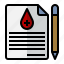registration, form, agreement, document, blood donation 