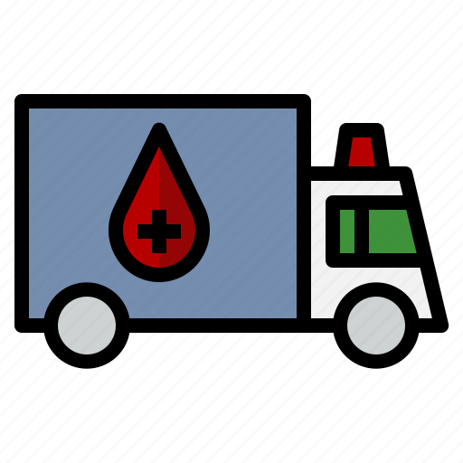 Transportation, truck, blood donation, red cross, vehicle icon - Download on Iconfinder