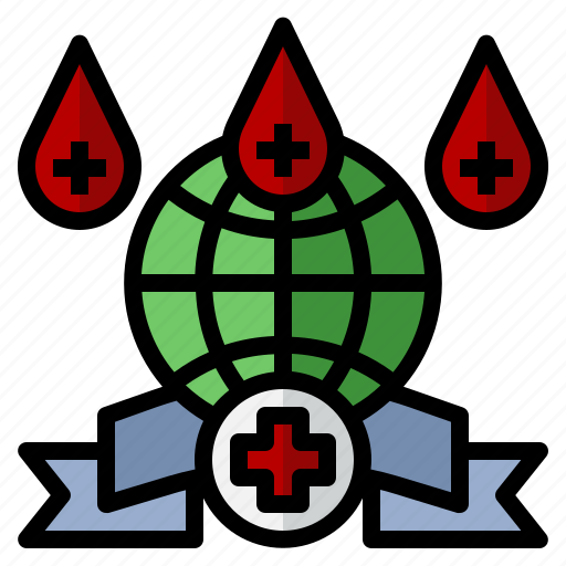 World blood donor day, blood donor, blood donation, charity, healthcare and medical icon - Download on Iconfinder