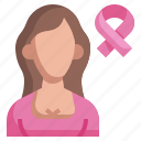 women, awareness, day, pink, ribbon, healthcare, and, medical, support, flat