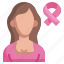 women, awareness, day, pink, ribbon, healthcare, and, medical, support, flat 