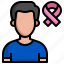 man, awareness, day, pink, ribbon, healthcare, and, medical, support, color 