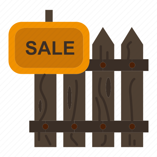 Fence, garden, house, realty, sale, wood icon - Download on Iconfinder