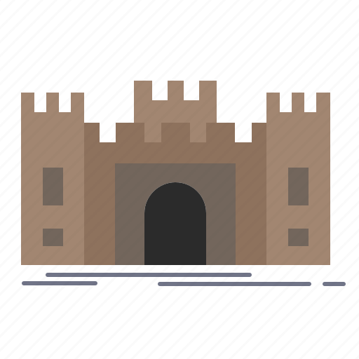 Castle, defense, fort, fortress, landmark icon - Download on Iconfinder