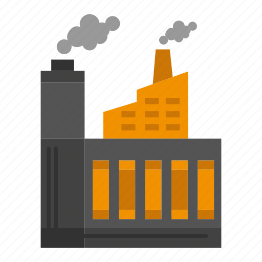 Building, construction, factory, industry, smoke icon - Download on Iconfinder