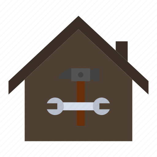 Building, construction, hammer, home, repair, wrench icon - Download on Iconfinder