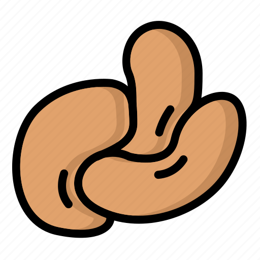 Cashew, nut, kacang, world, chocolate, world chocolate day icon - Download on Iconfinder