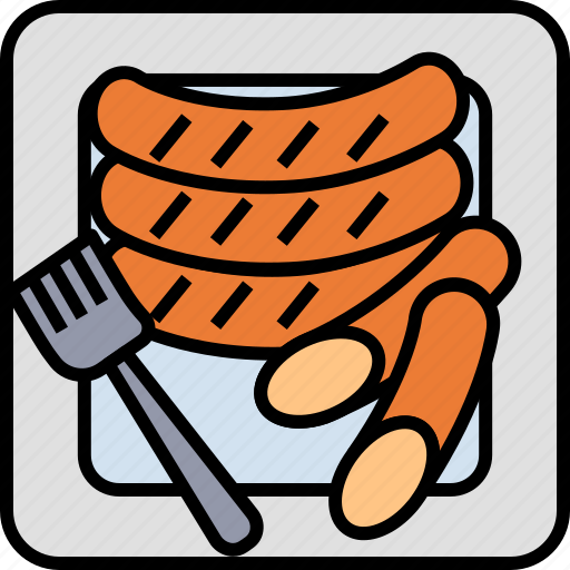Sausage, food, meat, barbecue, breakfast, frankfurter, germany icon - Download on Iconfinder