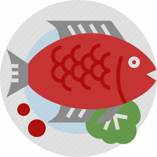 Fish, food, meat, plate, delicious, recipes, seafood icon - Download on Iconfinder