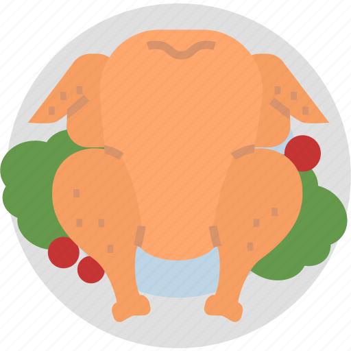 Chicken, turkey, roast, food, dish, meal, delicious icon - Download on Iconfinder