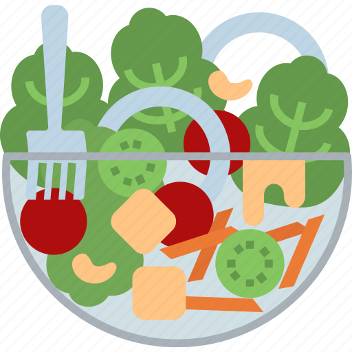 Salad, vegetable, healthy, food, diet, organic, vegan icon - Download on Iconfinder