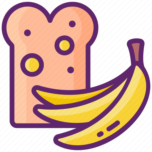 Banana, bread, food, fruit icon - Download on Iconfinder