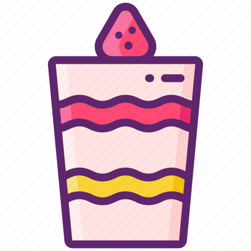 Parfait, food, sweet, cake icon - Download on Iconfinder