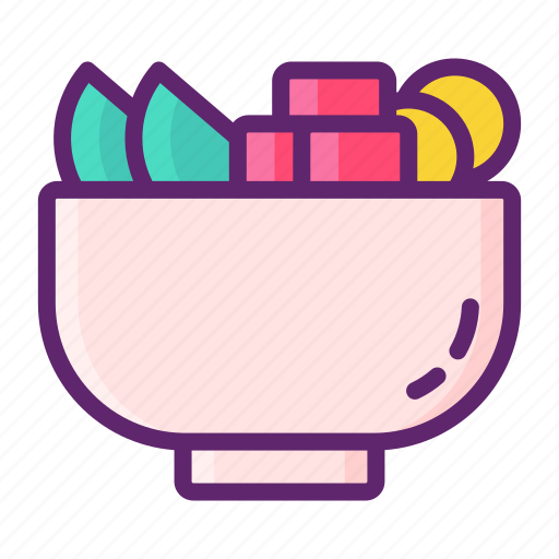 Poke, food, bowl icon - Download on Iconfinder on Iconfinder