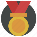medal, gold medal, award, prize, achievement, win, badge
