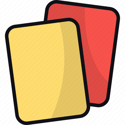 Football cards, referee, violation, foul, football, soccer icon - Download on Iconfinder