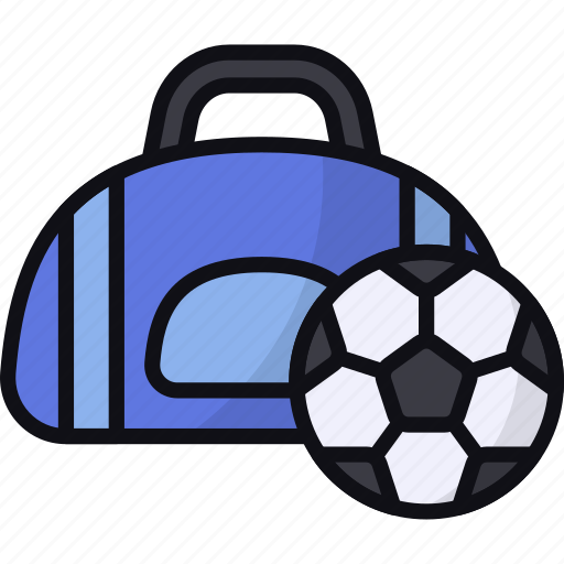 Football bag, soccer bag, sport bag, sport equipment, football gear icon - Download on Iconfinder