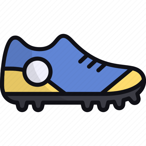Football shoe, soccer shoe, cleat, sport shoe, footwear icon - Download on Iconfinder