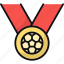 medal, winner, champion, medallion, competition, soccer 