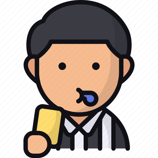 Refere, umpire, judge, violation, soccer, football icon - Download on Iconfinder