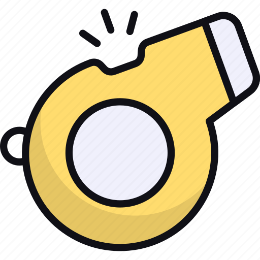 Whistle, referee, coach, sport, noise, umpire icon - Download on Iconfinder