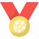 medal, winner, champion, medallion, competition, soccer