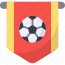 pennant, football club, soccer club, world cup, football team, banner