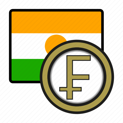 Coin, exchange, franc, money, niger, payment icon - Download on Iconfinder