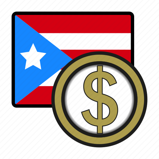 Coin, dollar, exchange, money, payment, puerto rico icon - Download on Iconfinder