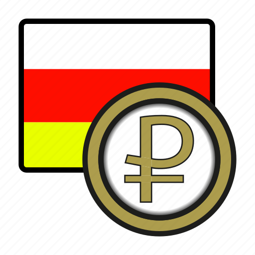 Coin, exchange, money, ossetia, rublo, payment icon - Download on Iconfinder