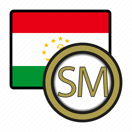 Coin, exchange, money, somoni, tajikistan, payment icon - Download on Iconfinder
