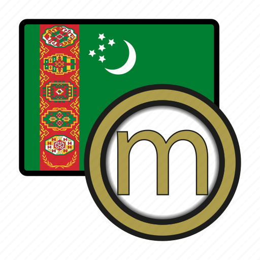 Coin, exchange, manat, money, turkmenistan, payment icon - Download on Iconfinder